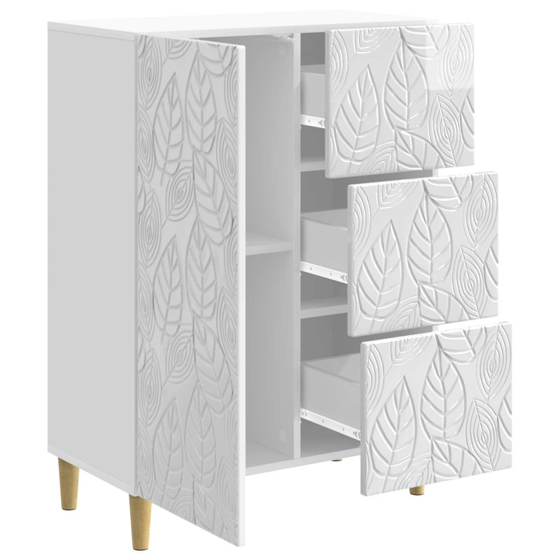 66cm Sideboard, High Gloss White