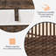 Coffre de rangement en osier Boho, panier de rangement, panier en rotin Bavan-1058241590