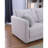 Modern Sofa Penelope 120" Linen Fabric Reversible 7PC Modular Sectional Sofa With Ottoman And Pillows