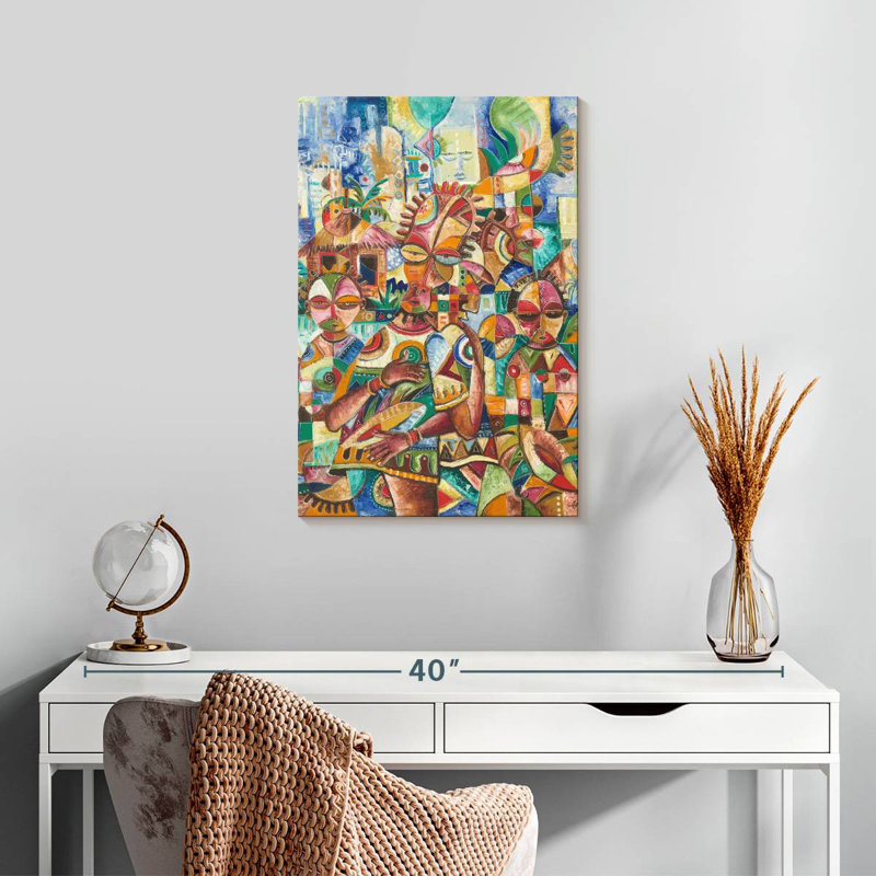 Leisha Tribal Welcome, H 24 po x l 16 po