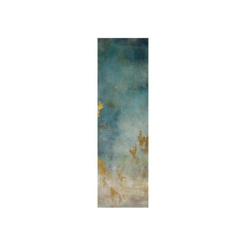 Golden Coast II Hand Embellishment Gold Print by Guseul Park, Glass Coat