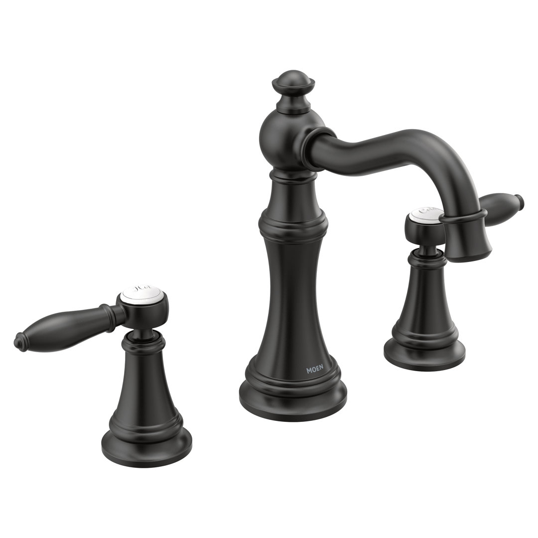 Moen Weymouth Two-Handle Widespread Bathroom Faucet Trim Kit, Valve Required Moen