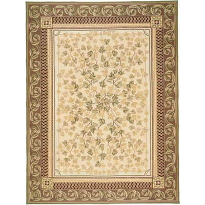 Wool Floral Indoor Rug