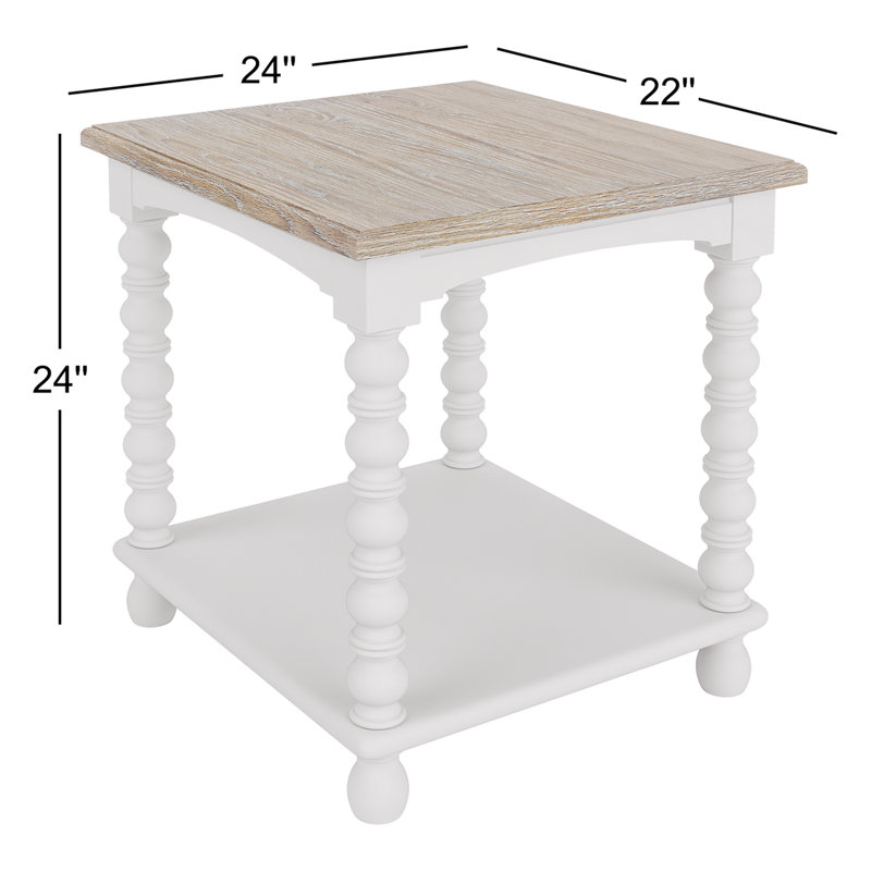 Lana Rect Spindle End Table