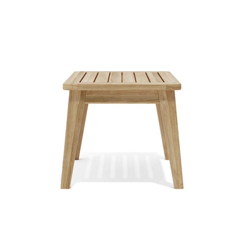 Ensemble de conversation teck avec coussins sunbrella 3 pièces relaxing deep Thorin