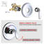 Robinet de douche avec valve brute-59969375