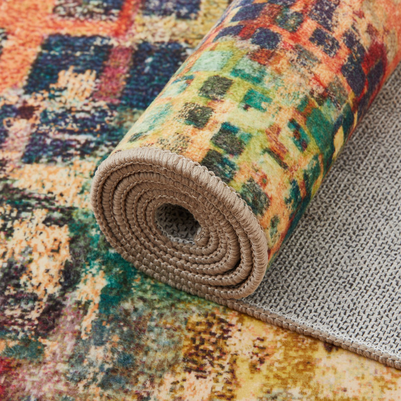 Cashmere Machine Tufted Area Rug ( Low-Pile Traditional), Rectangle 60 x 110 cm