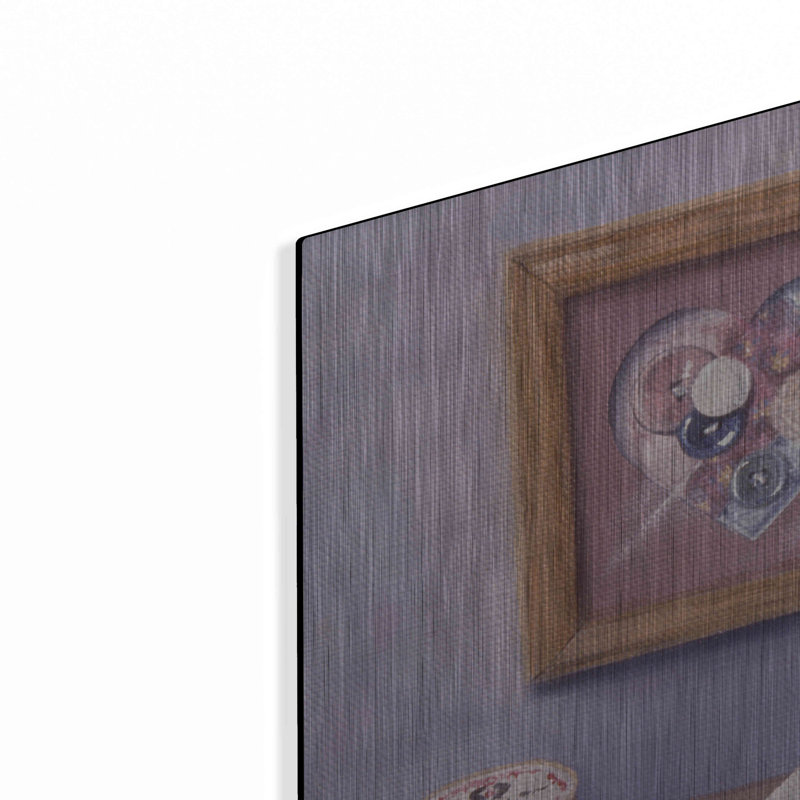 «Teddy Red Button 2» par Cecile Baird, H 24 po x l 36 po