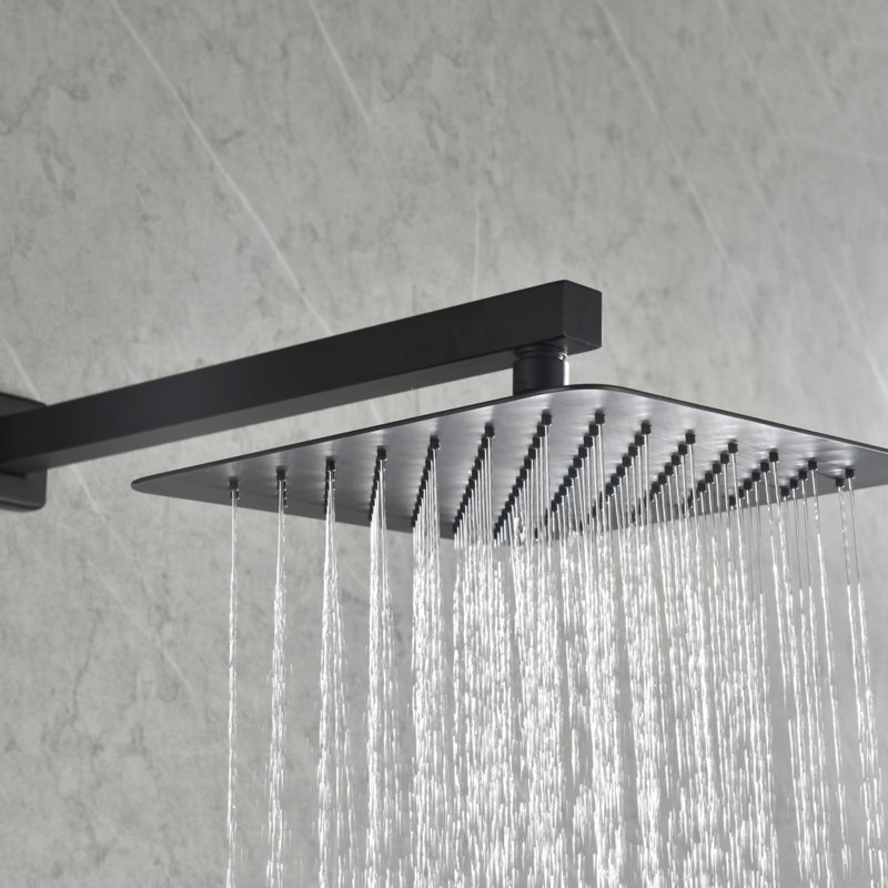 Wall Mounted Shower System with Bodysprays