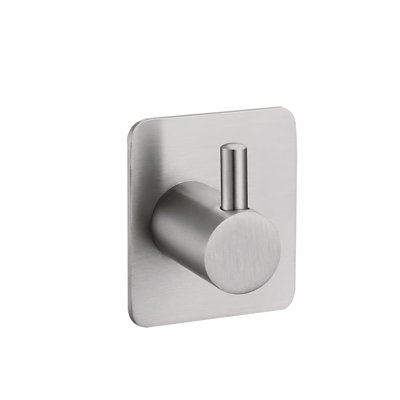 Adhesive Single Wall Mounted Robe Hook