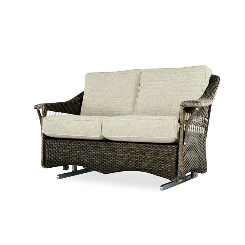 Nantucket Outdoor 2 - Seat Loveseat, Mink, Bamboo Bay Sky