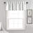 Striped Cotton Tailored Window Valance-71485581-71485578