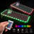 Triangle Pattern Corn Hole Board Set With LED Lights