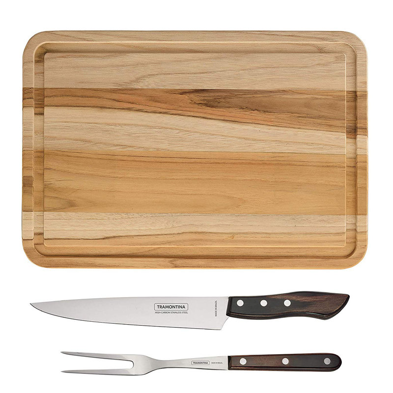 Ensemble de planche à découper et à découper BBQ Churrasco