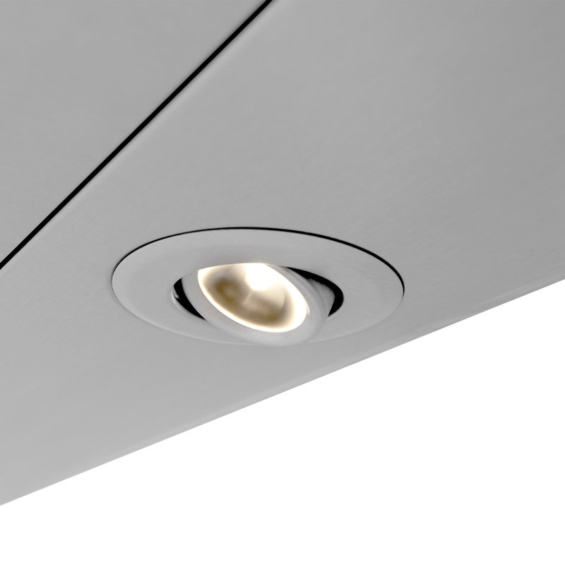 48" Stainless Steel Wall Mount Range Hood with Bluetooth Speakers