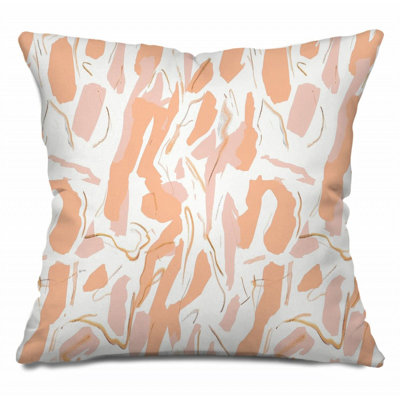 Coussin décoratif en coton Splotches, œuvre d'art - 12334