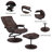 Hetherington Faux Leather Swivel Recliner-676238998