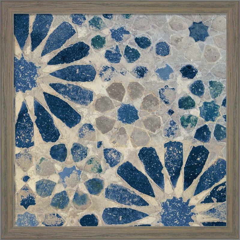 «Alhambra Tile Stone» par Sue Schlabach, art encadré (ensemble de 2)