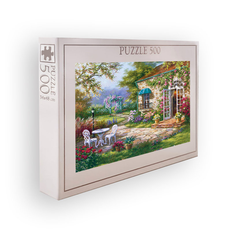 500-Piece Puzzle, 100% Cardboard, 18.9 x 13.4 inches | Box Size: 13.2 x 9.1 x 2.0 inches | Perfect for Family Fun & Relaxation, High-Quality, Durable Pieces for Easy Assembly, Ideal Gift for Puzzle Lovers