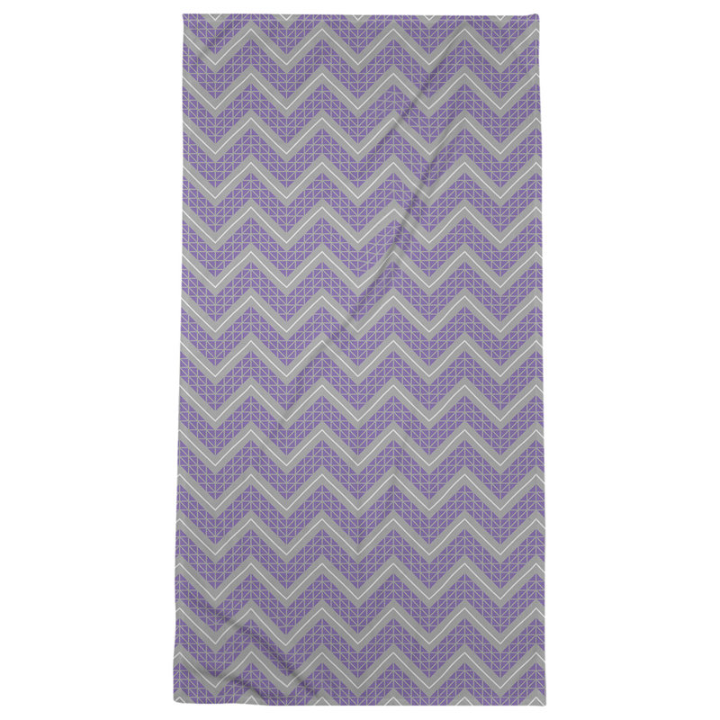 Stephenie Bath Towel, Light Violet/Light Gray