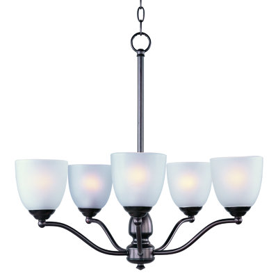 Lustre classique/traditionnel ombré 5 lumières Callimont