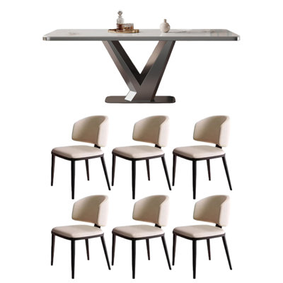 Table de salle à manger rectangulaire