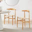 Auni Beech Wood and Rope Dining Chairs - Mid Century Modern Design & Responsibly Sourced