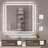 LED Bathroom Mirror with Anti-Fog, Backlit And Front Lighted Bathroom Mirrors For Wall-1177587138
