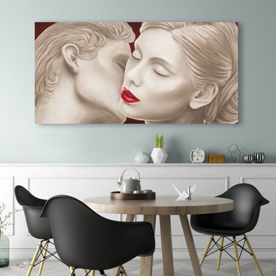Eternal Lovers 1 Piece Wrapped Canvas Wall Art