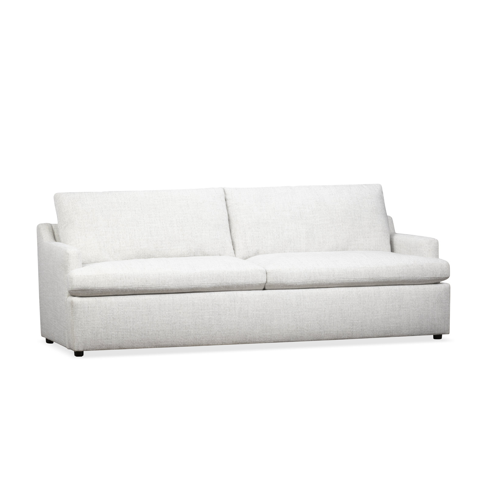 Essex 90" Upholstered Sofa, Monique Oyster Textured Chenille