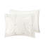 Édredon en coton brodé élastique blanc, rembourrage cacheté pour maintenir l'hygiène, 2 taies décoratives assorties dans 3 pièces brodées, apparence,-116011834