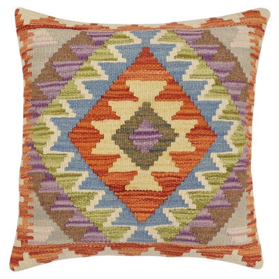 Housse et insert de coussin carré 100% laine 