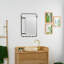 Furness Flat Vanity Mirror with Hooks-1143905615