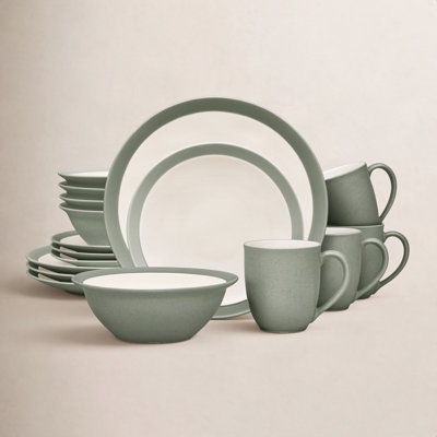 Colorwave Stoneware Dinnerware Set - Service for 4