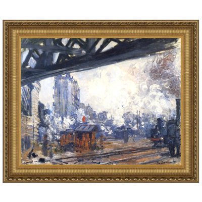 Saint-Lazare Station, Exterior View, 1887 Print by Claude Monet