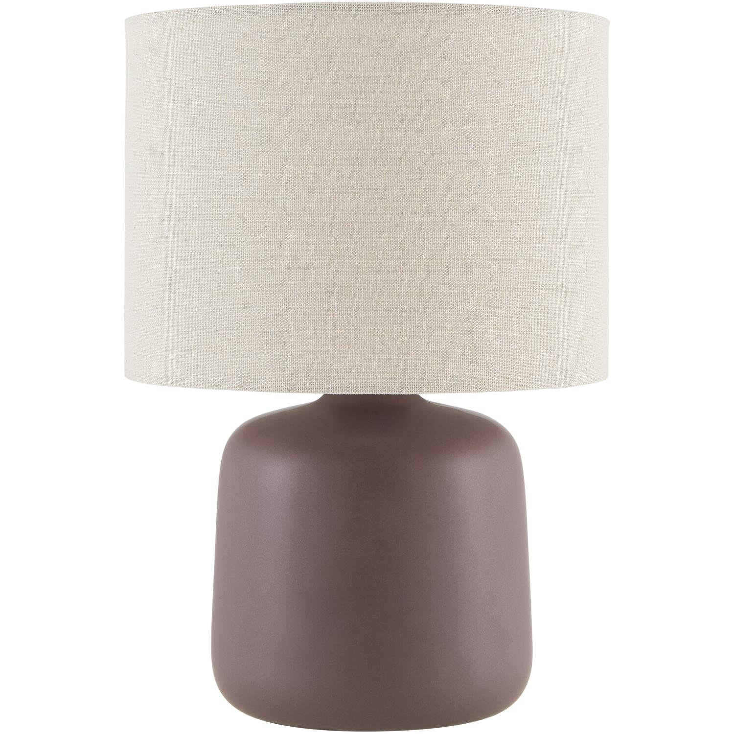 Pramit Ceramic Table Lamp, Plum