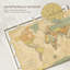 Carte du monde personnalisée «A Journey III»-1913174925-1916701096