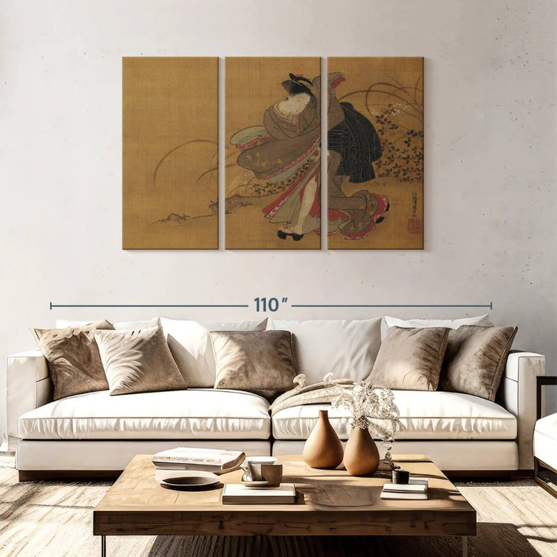 Leisha Beauty In An Autumn Field, 48" H x 74" W