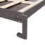 Grand lit plateforme escamotable avec tablettes de rangement, armoires latérales, tiroirs et éclairage DEL-1884679659
