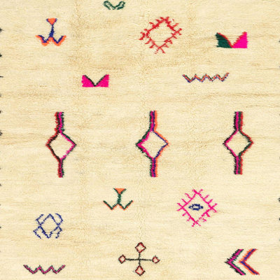 Tapis décoratif multicolore à motif abstrait
