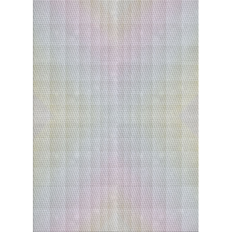 Tapis de zone gris en laine touffeté à la main Darold