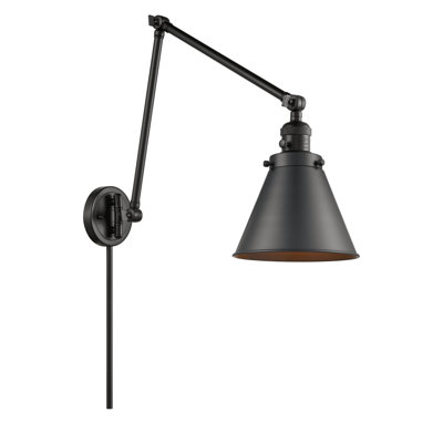 Bras articulé double à 1 lumière Shauna Appalachian 8 po