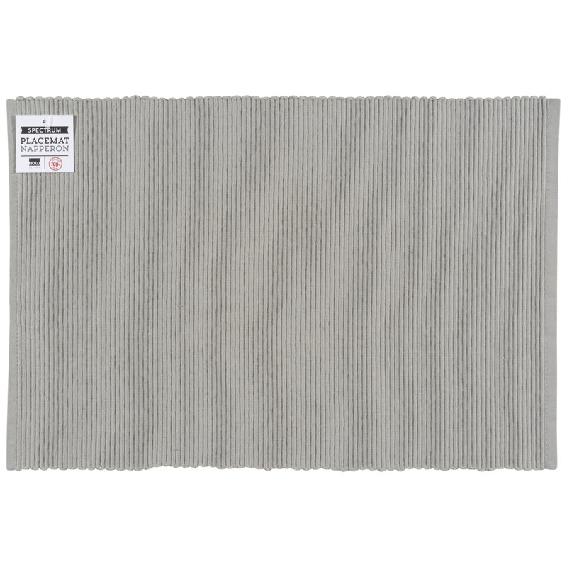 Récapitulatif de coton 19 po Ashlyn, Gris pavé