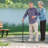 Walking Cane Folding Walking Stick with 5-Level Adjustable Height Anti-Slip Tip