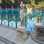 Statue de jardin déesse de l'eau Dione la divine