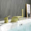 1 Handle Deck Waterfall Faucet with Diverter