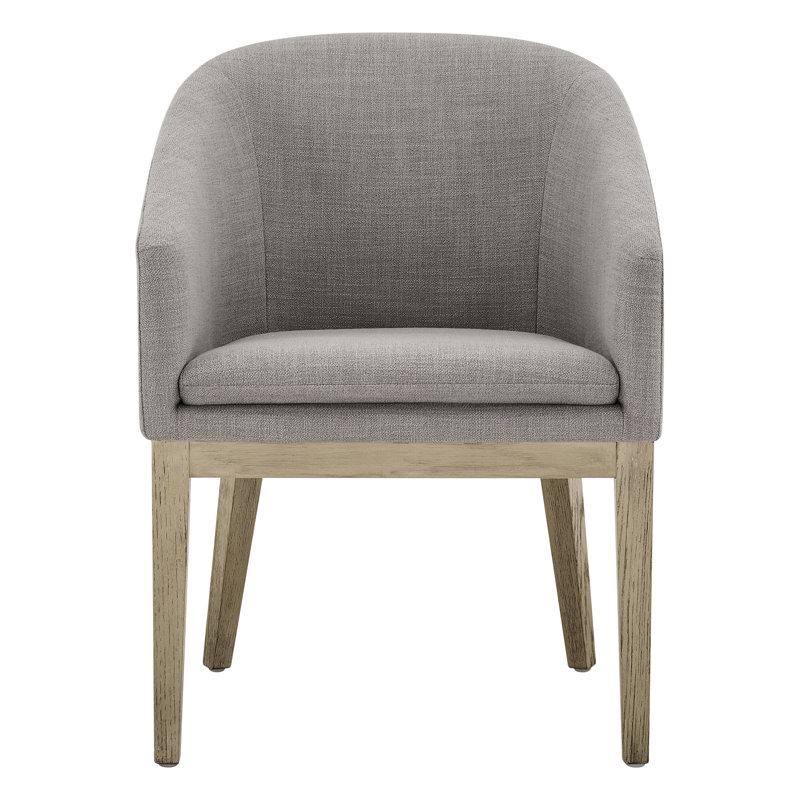 Chaise de salle à manger Bethea, Polyester gris