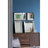 Distressed Silver Square Accent Mirror, Traditional Style Framed Wall Mirror For Living Room, Entryway, Office, Bedroom, Hallway-1345977375
