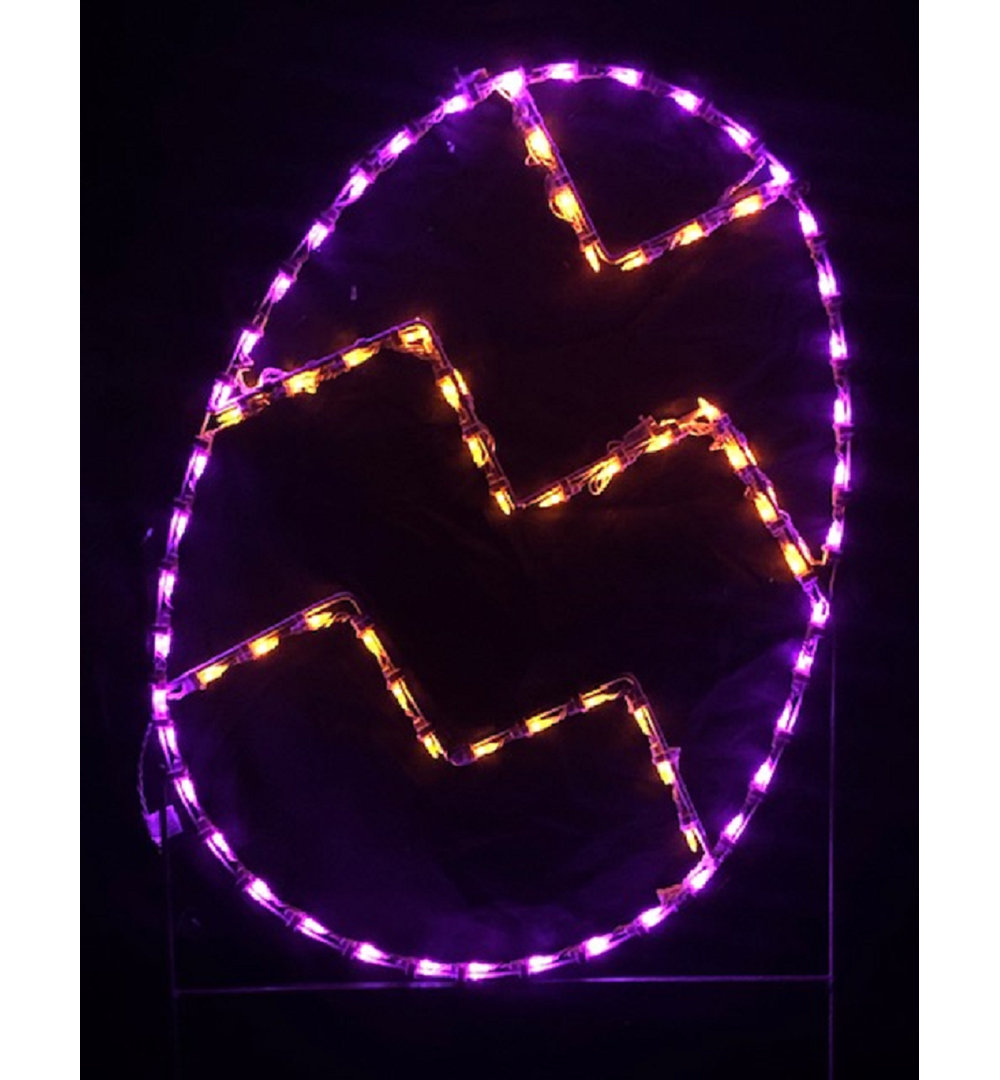 Large Easter Egg Holiday Lighted Display Lori's Lighted D'Lites