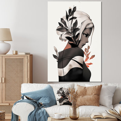 Dessin de femme tropicale, dessin I